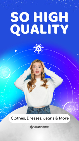 So High Quality Clothes Instagram Story Design Template