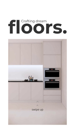 Designvorlage Top-notch Flooring Service With Catchy Slogan für Instagram Video Story