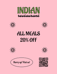 Indian Restaurant with Traditional Dish