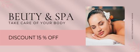 Beauty Spa For Your Body Facebook cover Design Template