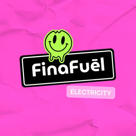 Fuel Industrial Company Emblem Logo tervezősablon