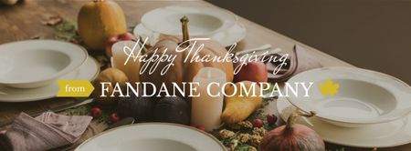 Thanksgiving day Corporate Greeting Facebook cover Design Template