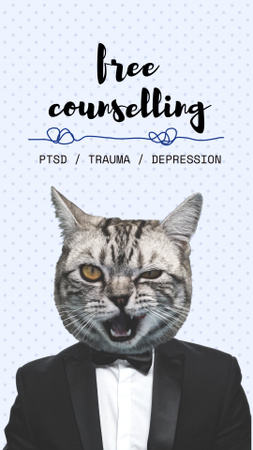 psikolojik yardım programı Instagram Story Tasarım Şablonu