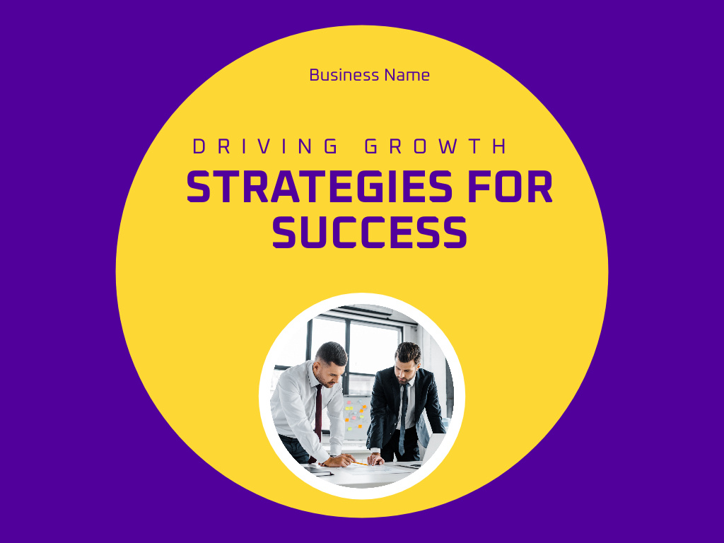 Successful Business Strategy Development Presentation Šablona návrhu