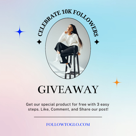 Giveway Announcement for Followers Instagram Design Template