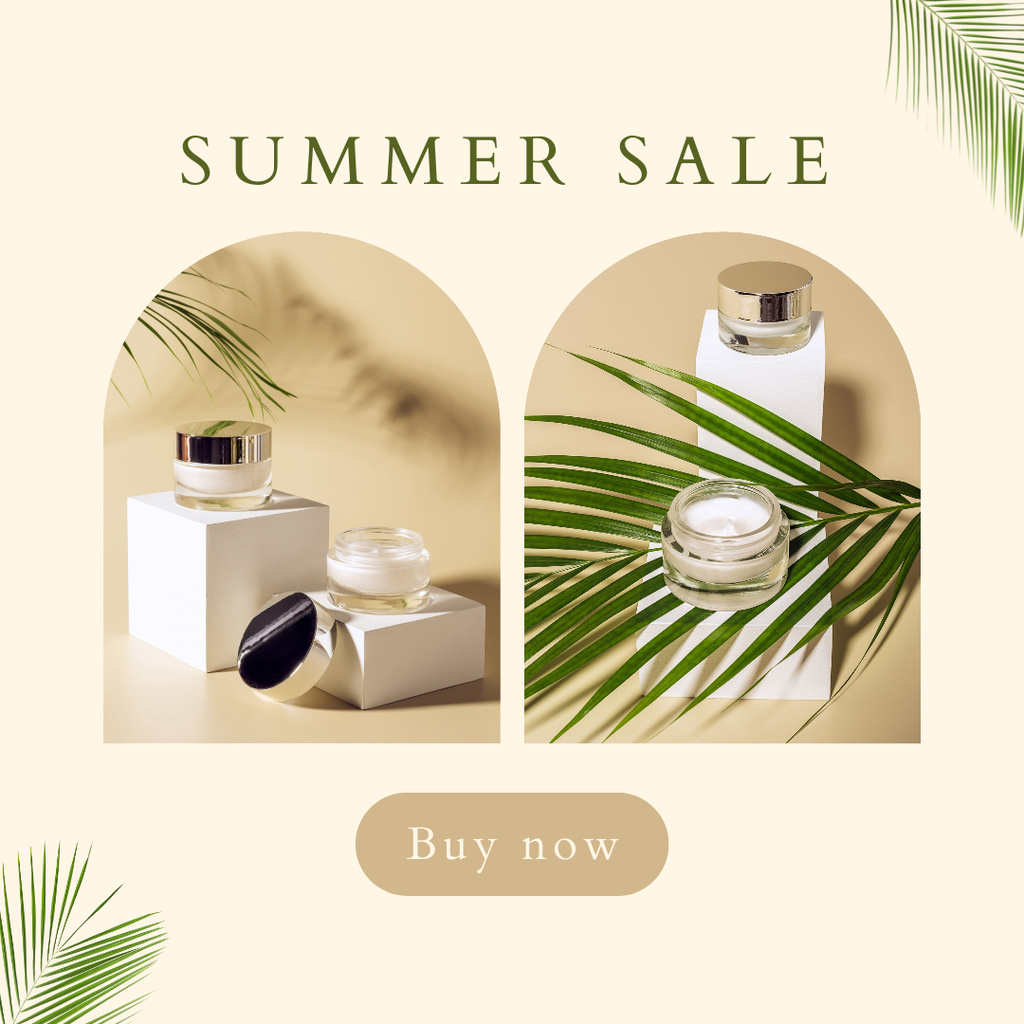 Summer Beauty Products Offer Instagramデザインテンプレート