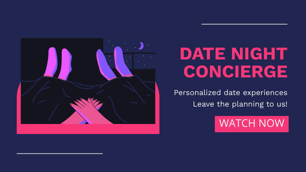 Personalized Date Experience Youtube Thumbnail tervezősablon
