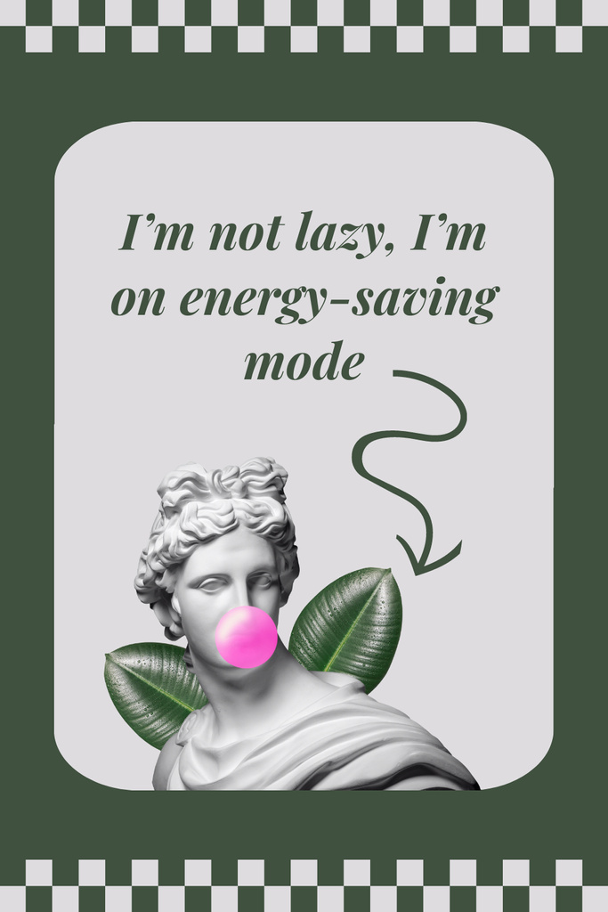 Witty Quote About Recharging Pinterest Πρότυπο σχεδίασης