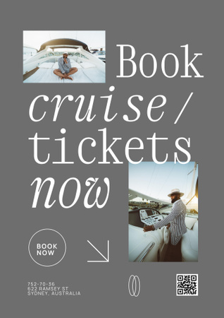 Cruise Trips Ad Poster B2 Design Template