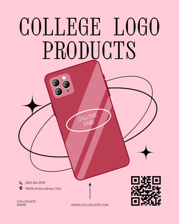 College Merch Offer Poster 16x20in Design Template