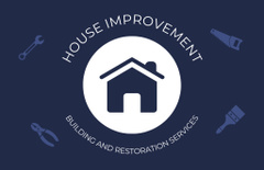 House Improvement and Restoration Offer of Dark Blue