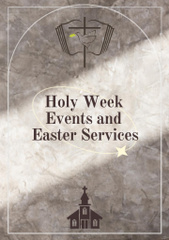 Easter Services and Holy Week Events Announcement