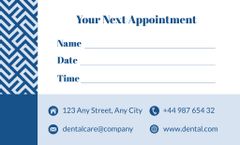 Reminder of Appointment to Pediatric Dentist