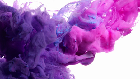 Bright Purple and Pink Smoke Zoom Background Design Template