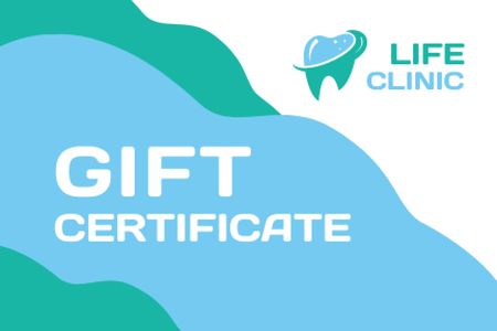 Dentist Services Offer Gift Certificate Design Template