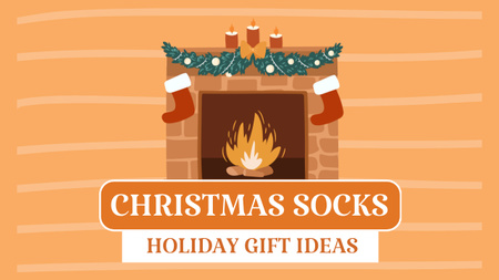 Nápady na vánoční dárky pro vánoční ponožky Youtube Thumbnail Šablona návrhu