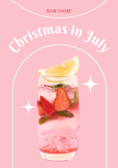 Celebrate Christmas in July with Strawberry Cake