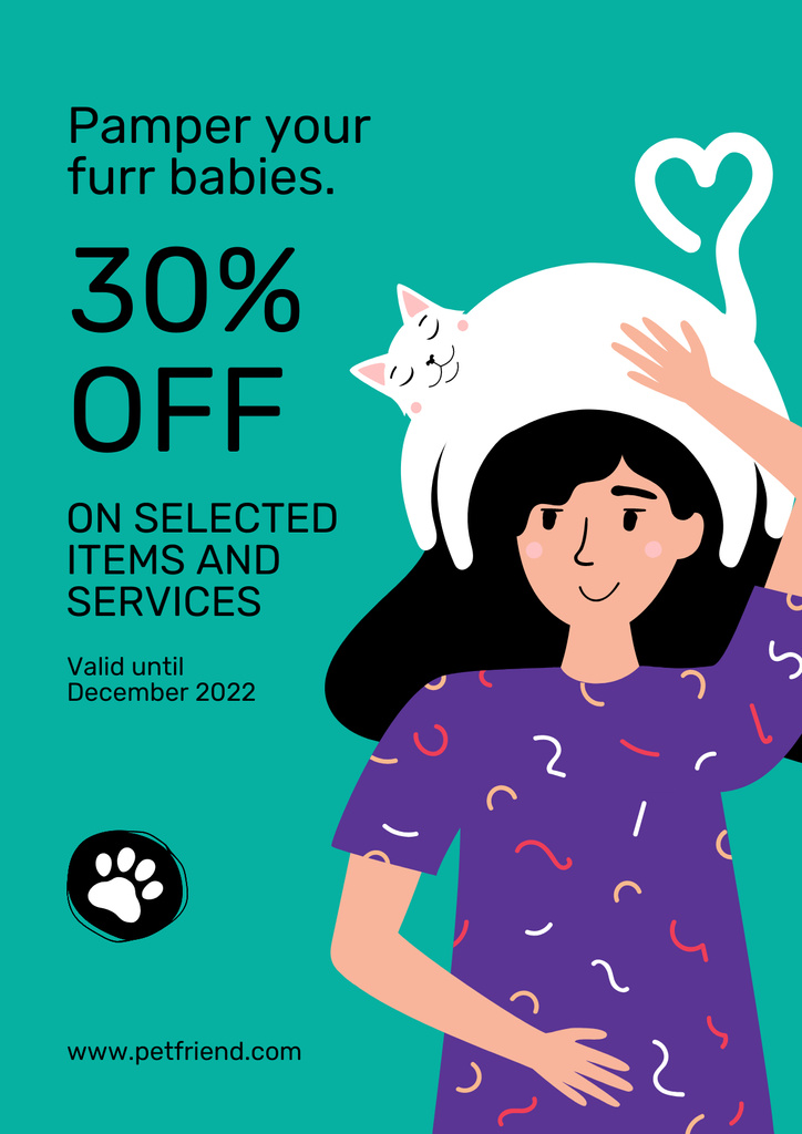 Modèle de visuel Pet Sale Poster - Poster