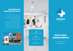 Clinic Services Offer on Blue