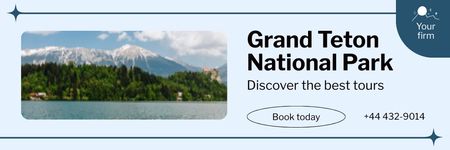 Plantilla de diseño de Oferta de Viaje Tour al Parque Nacional Email header 