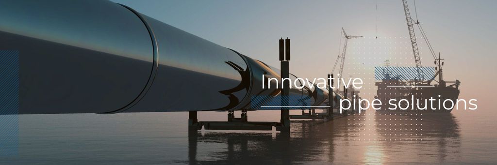 Innovative Pipe Solutions On Water Twitter Design Template