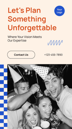 Unforgettable Party Plan Offer Instagram Story Design Template