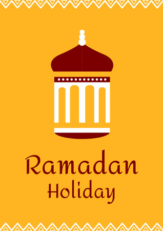 Ramadan Holiday Poster Design Template