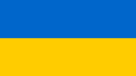 National Flag of Ukraine Zoom Background Modelo de Design