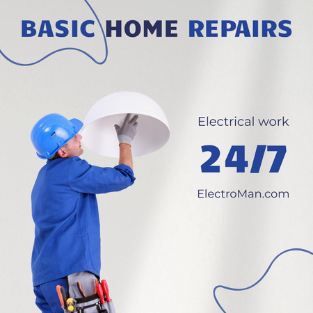 Home Repair Services Offer Instagram Design Template