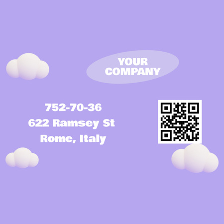 Travel Agency Services Offer Square 65x65mm Design Template