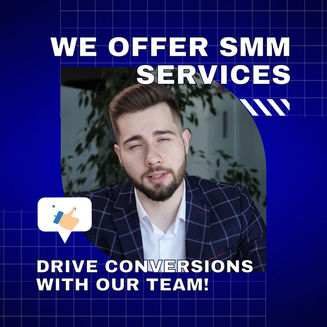 Modèle de visuel Professional Agency SMM Services Offer - Animated Post