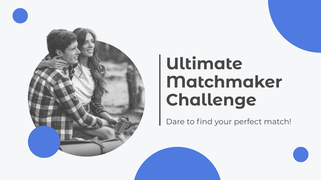 Pick Your Perfect Match Youtube Thumbnail – шаблон для дизайну