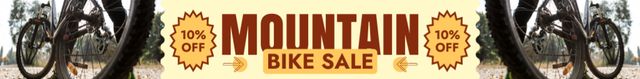 Mountain Bikes Sale Leaderboard tervezősablon