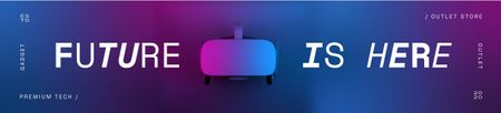 Modern VR Glasses Offer Ebay Store Billboard – шаблон для дизайна