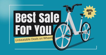 Designvorlage Beste Verkaufsangebote für Fahrräder für Facebook AD