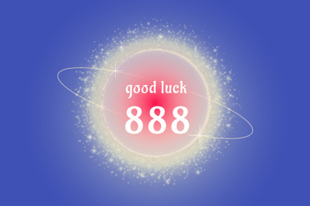 Wishing Good Luck With Sparkling Ball Postcard 4x6in Design Template