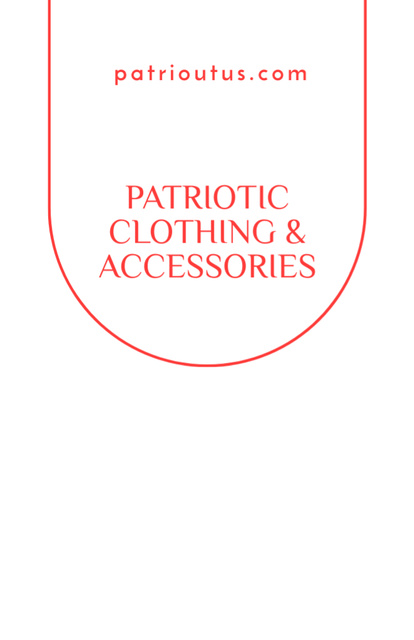 Designvorlage Patriotic Clothes Sale für Flyer 5.5x8.5in