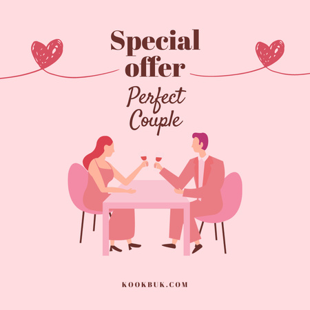Special Offer For Couples on a Date Instagram Design Template