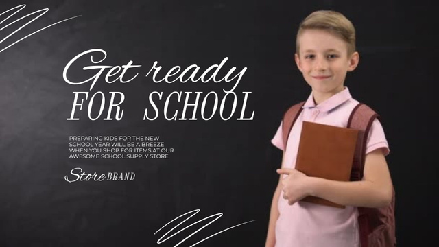 Ontwerpsjabloon van Full HD video van Back to School Special Offer