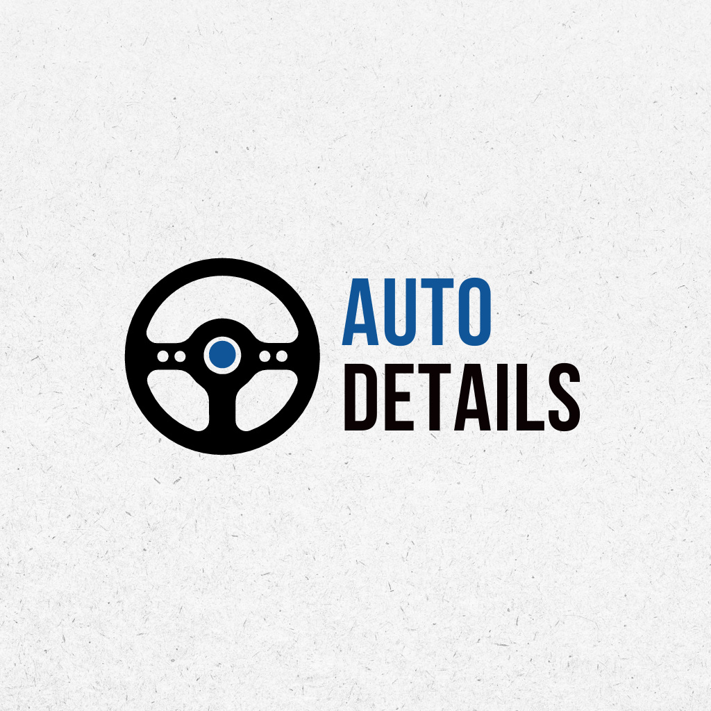 Ontwerpsjabloon van Logo van Auto Details Ad