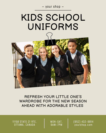 Irresistible Back to School Offer Poster 16x20in Design Template