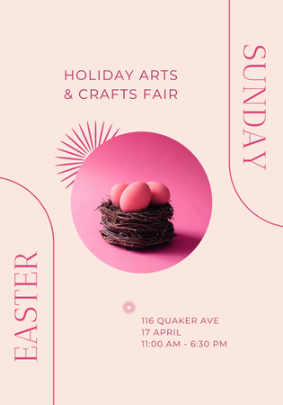 Modèle de visuel Easter Holiday Celebration Announcement - Poster 28x40in