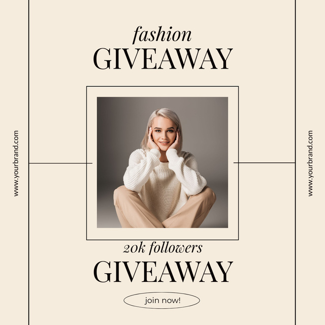 Affordable Women's Fashion Clothes Instagram Design Template