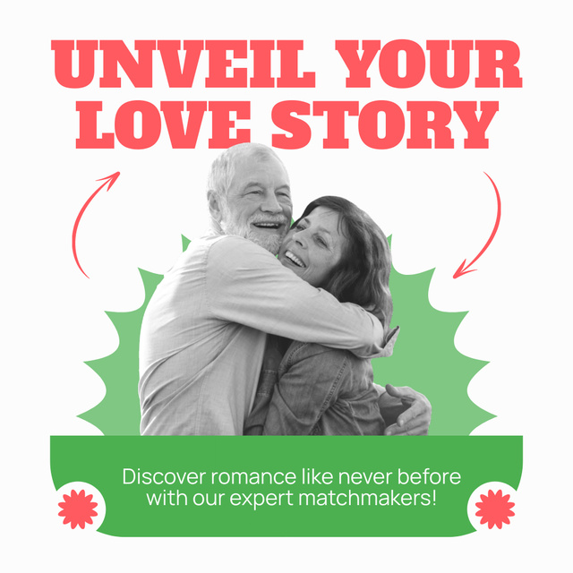 Age-Friendly Matchmaking Services Instagramデザインテンプレート