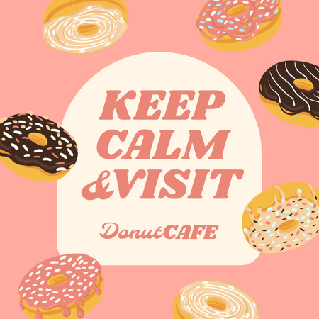 Plantilla de diseño de Sweet Donuts Ad Animated Post 