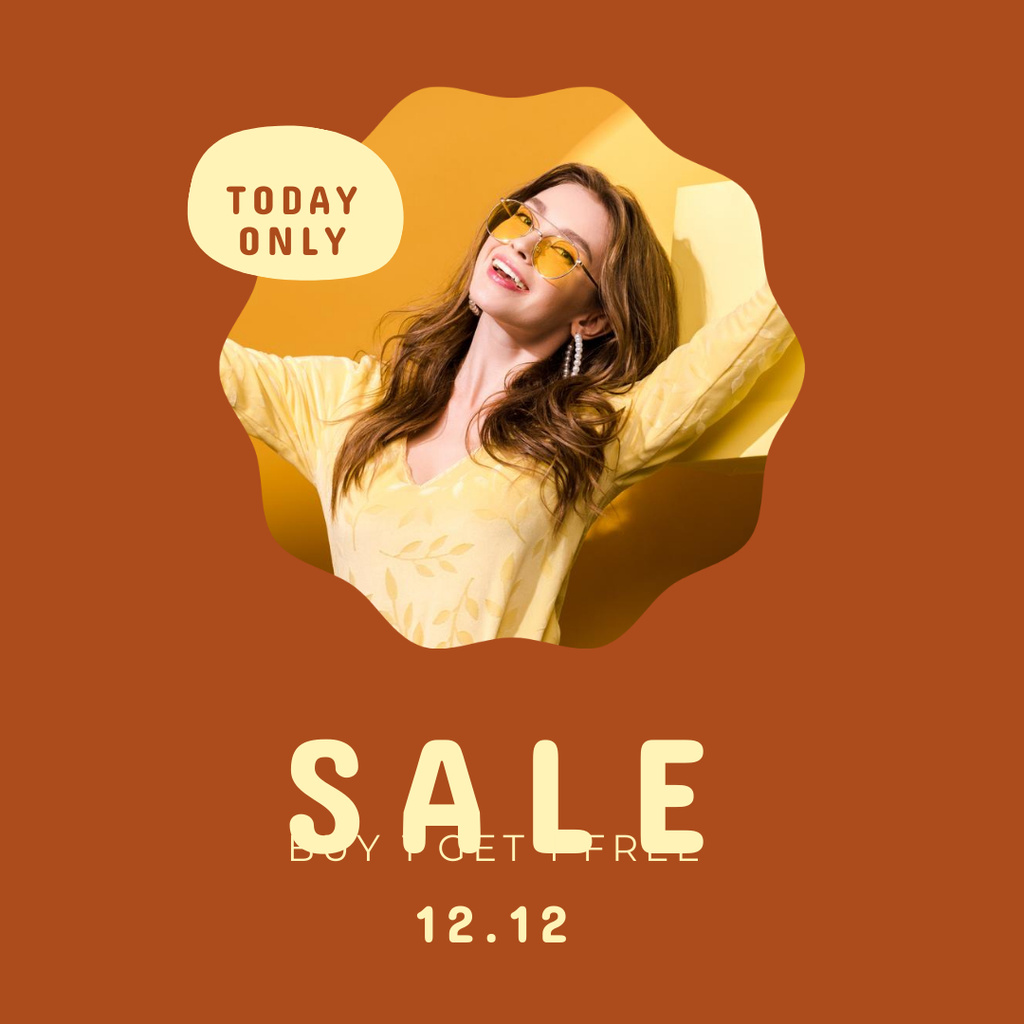 Template di design Winter Sale Today Only Instagram
