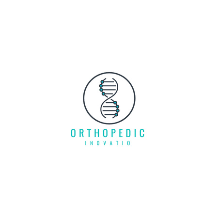 Ortopedický inovační design loga Logo Šablona návrhu
