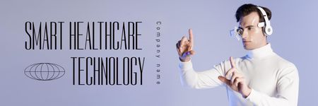Ontwerpsjabloon van Email header van Digital Healthcare Services