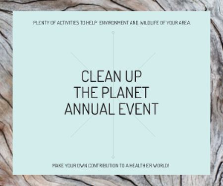 Template di design Clean up the Planet Annual event Medium Rectangle