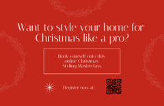 Elegant Christmas Holiday Styling Masterclass Promotion